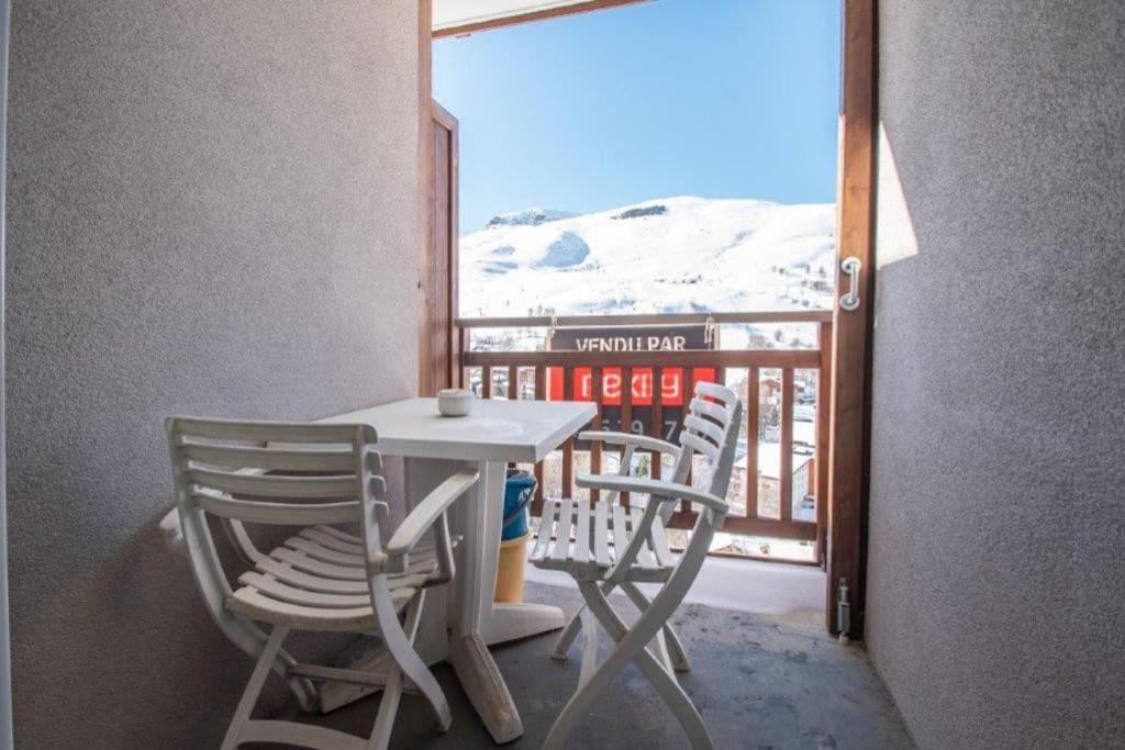 Studio Cabine 4 Pers Les2Alpes 21M² レ・デュー・アルプ エクステリア 写真