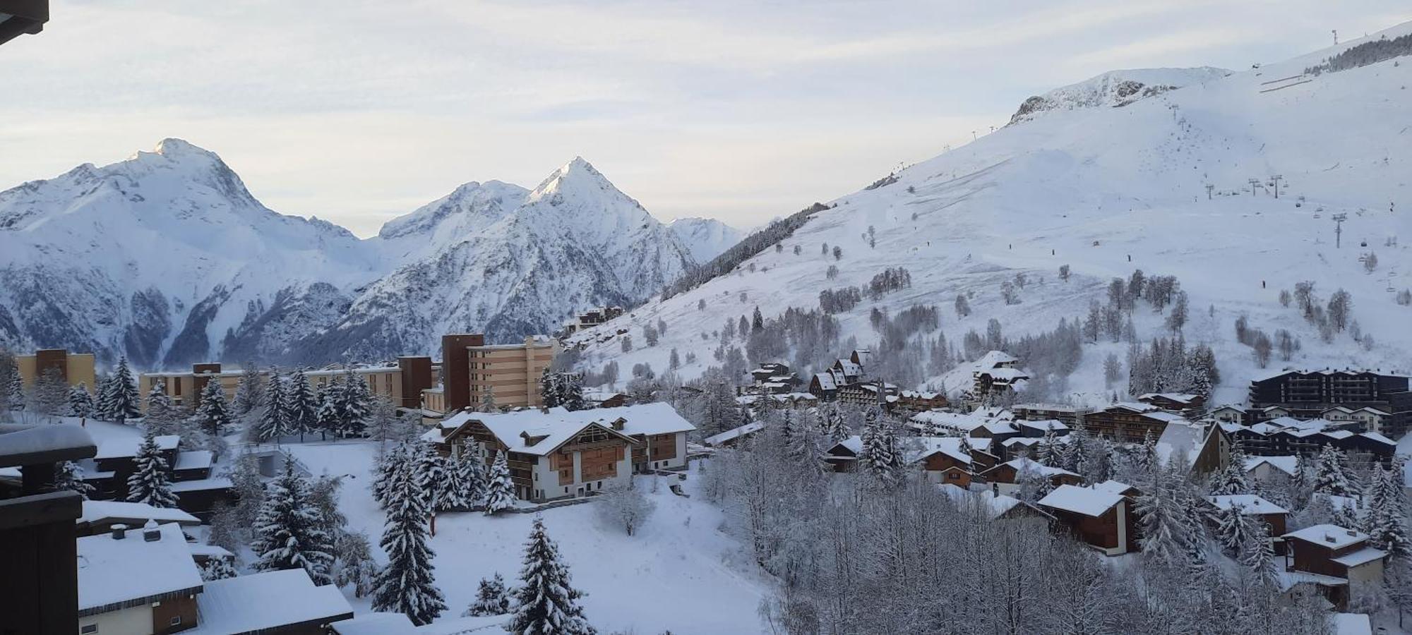 Studio Cabine 4 Pers Les2Alpes 21M² レ・デュー・アルプ エクステリア 写真