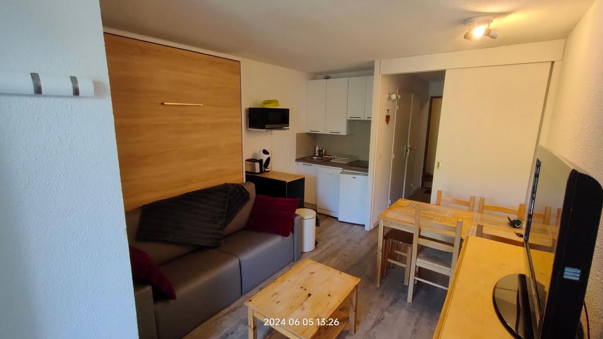 Studio Cabine 4 Pers Les2Alpes 21M² レ・デュー・アルプ エクステリア 写真