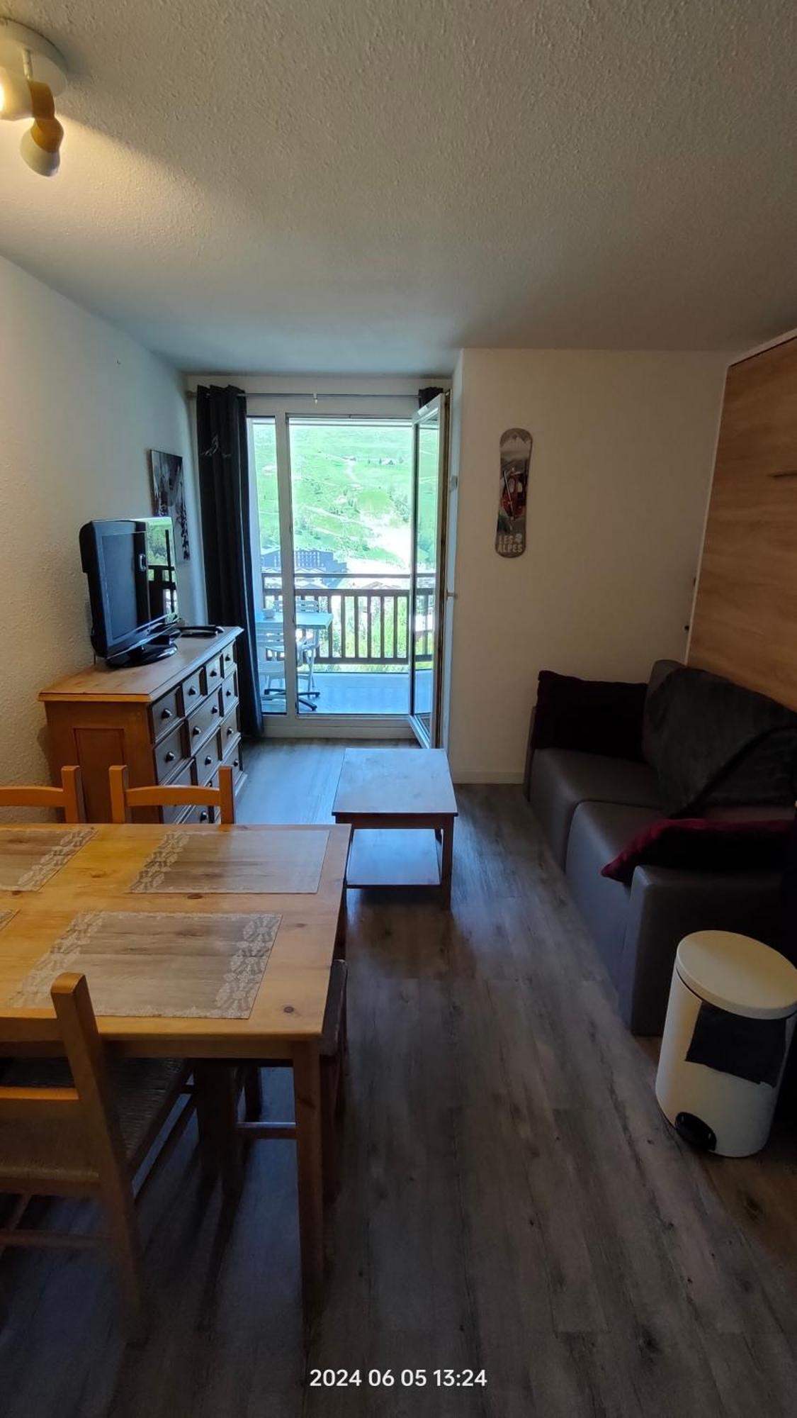 Studio Cabine 4 Pers Les2Alpes 21M² レ・デュー・アルプ エクステリア 写真